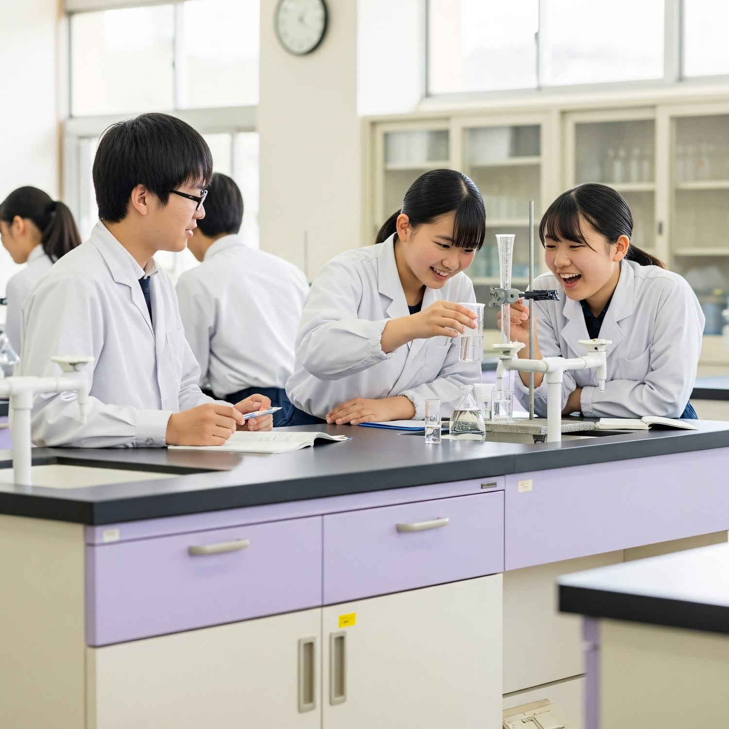 Student z zacięciem pracuje przy komputerze, wykonując wirtualne eksperymenty biologiczne, co pokazuje nowoczesne metody nauki biologii.