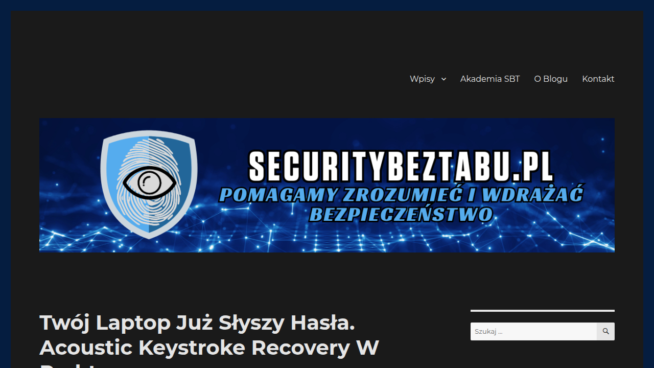 Serwis Security Bez Tabu informuje o aktualnych zagrożeniach, takich jak phishing wspierany przez AI.